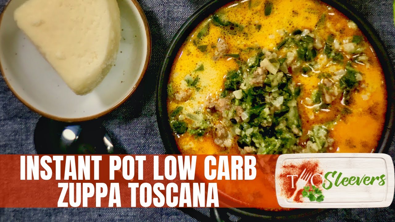 Instant Pot Low Carb  Zuppa Toscana | Pressure Cooker Recipe