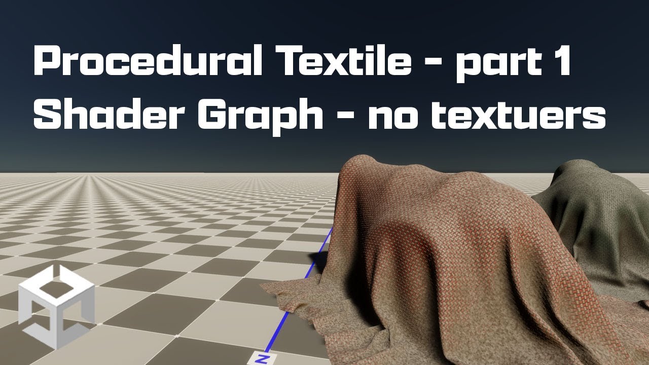 Procedural Textile Shader Graph - no Textures - part 1