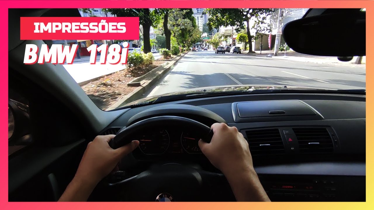 BMW 118i ANDANDO PELA PRIMEIRA VEZ! | Impress&otilde;es Midnight