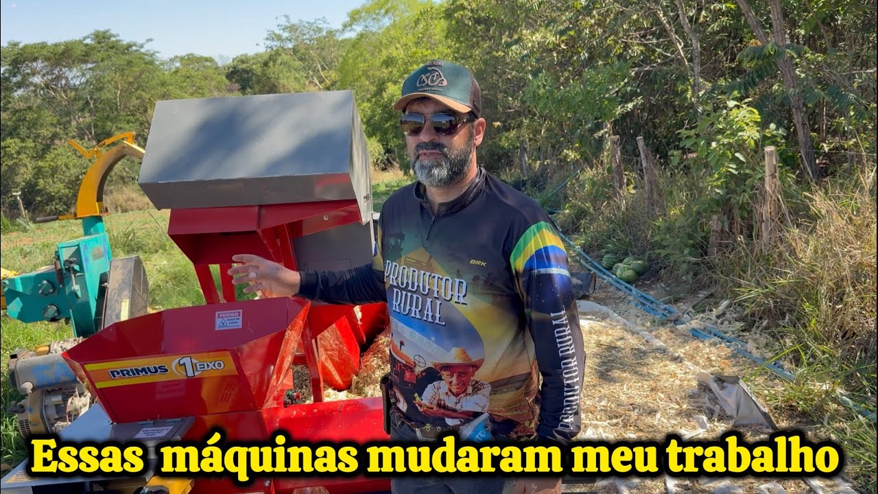 ESSE MAQUINÁRIO MUDOU MINHA ROTINA AQUI NO SÍTIO 