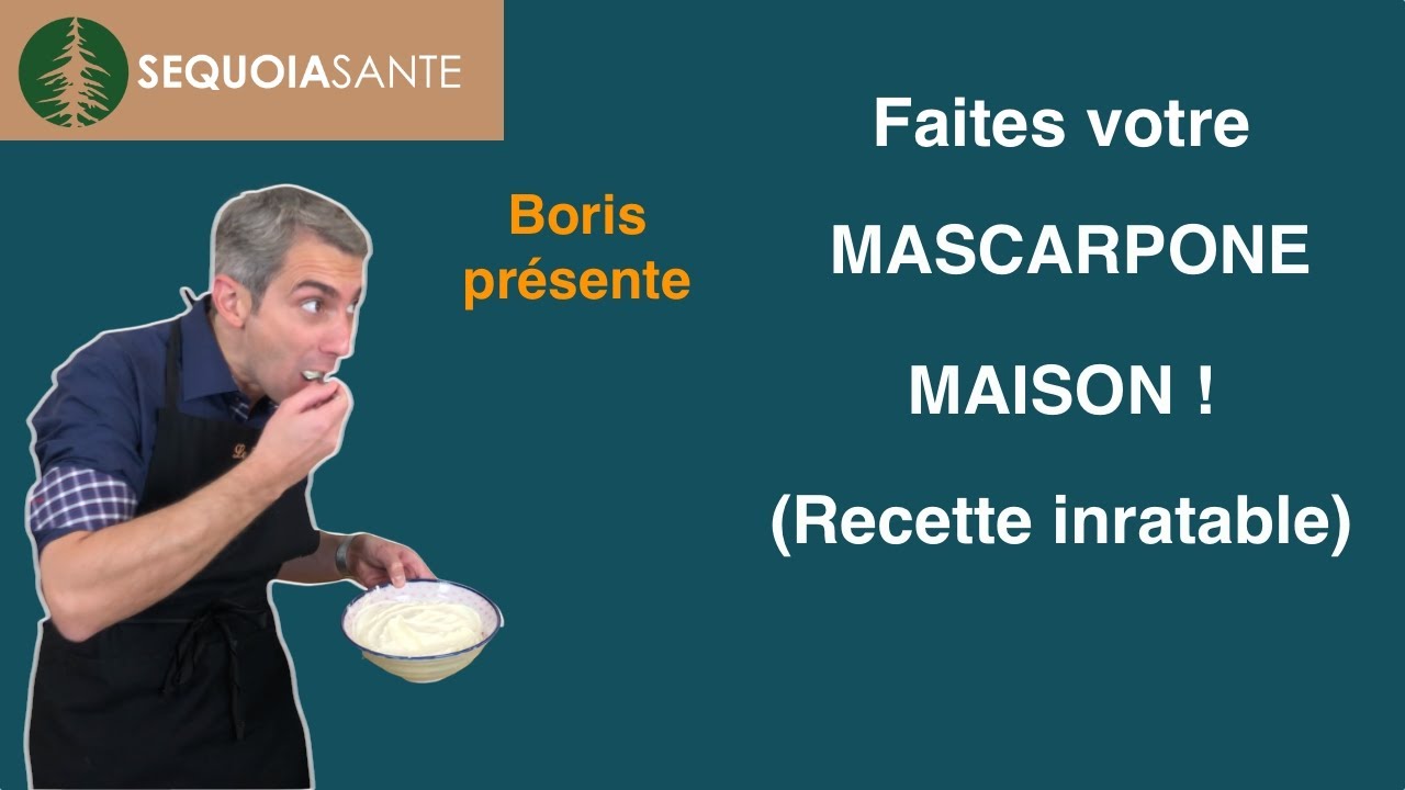 Faites votre MASCARPONE MAISON ! Recette inratable