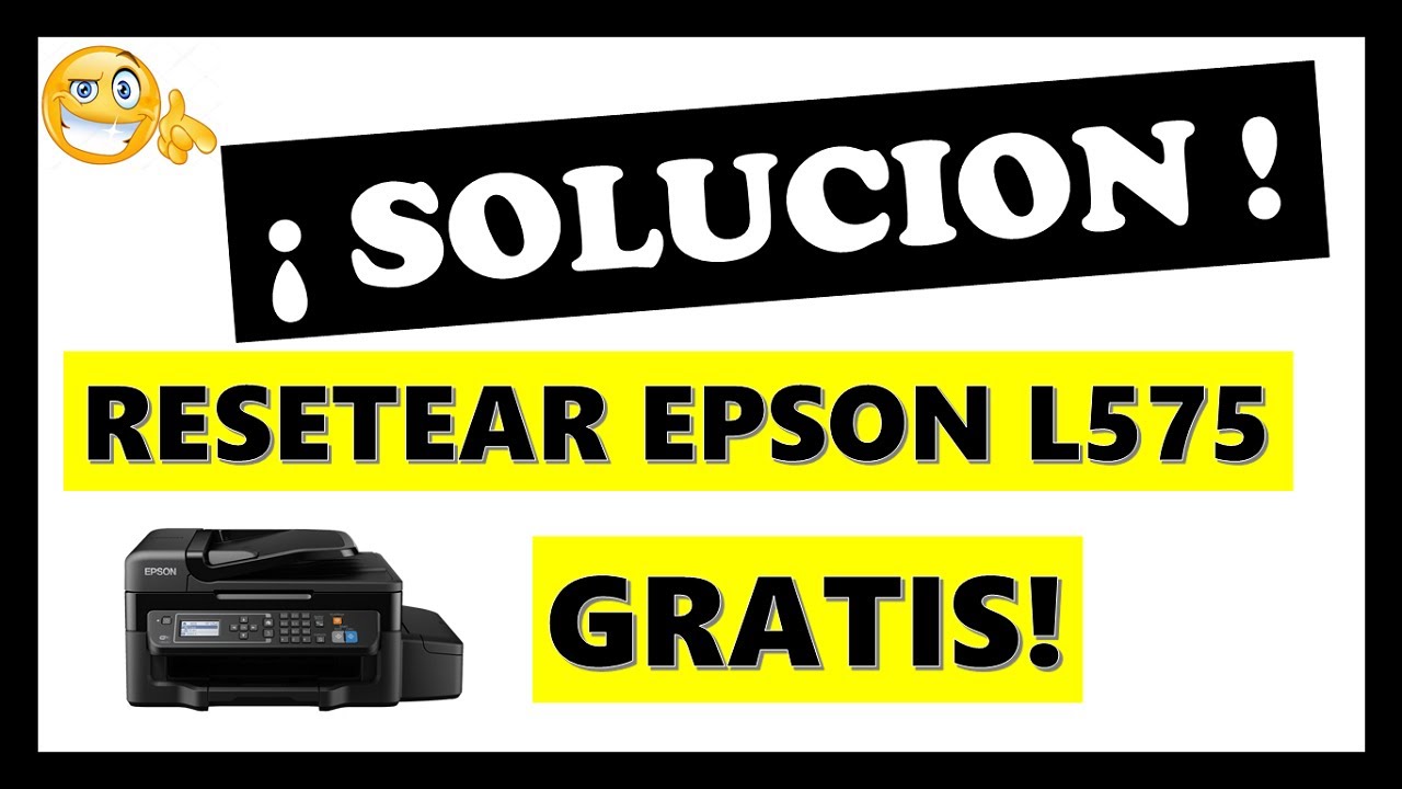 RESETEAR Almohadillas de Impresora EPSON L575 | GRATIS 🔴