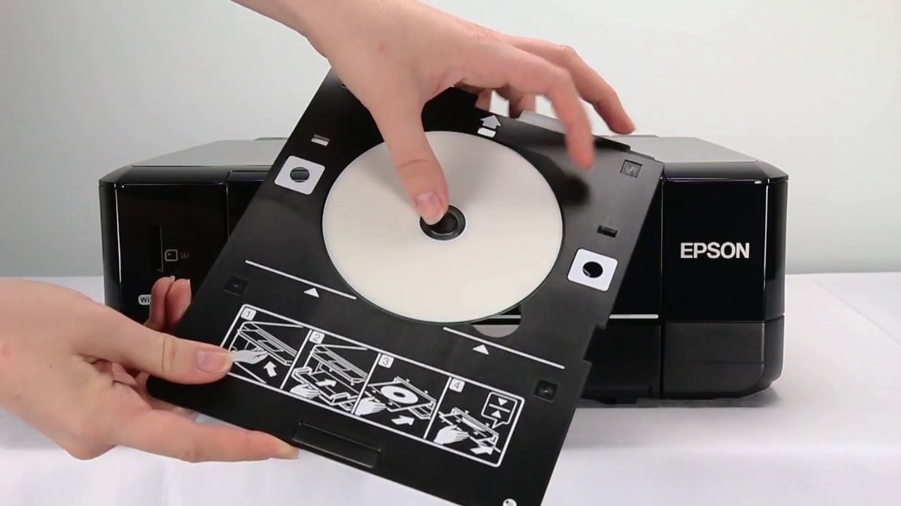 Epson XP-620 and XP-630 | Using the CD/DVD Tray