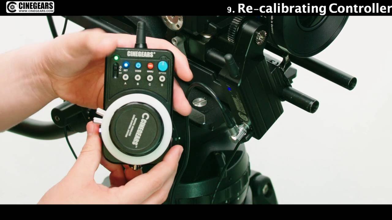 Cinegears Single Axis Standard Wireless Follow Focus Kit Operations Guide