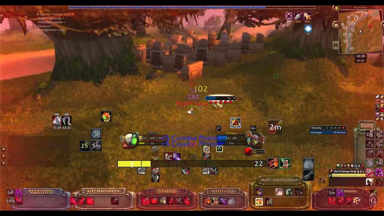 Level 36 Rogue Kills level 45 Shaman