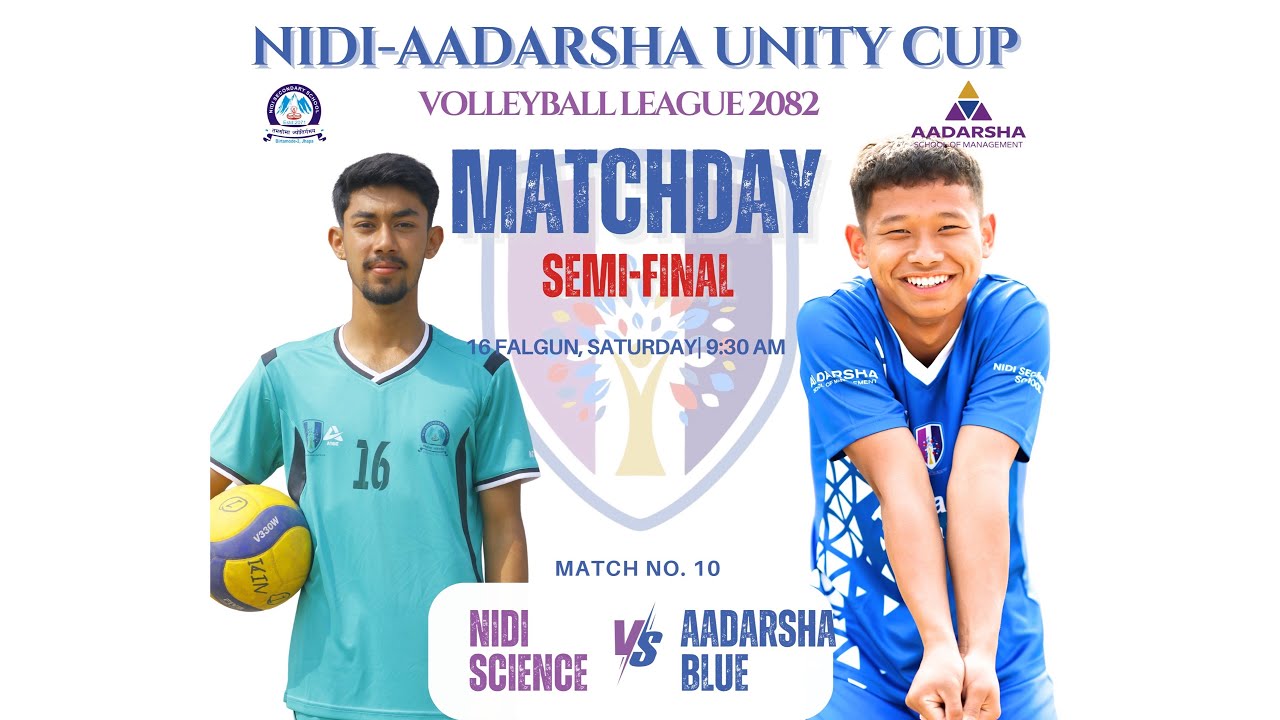 Nidi Science VS Aadarsha Blue
Boys Semifinal