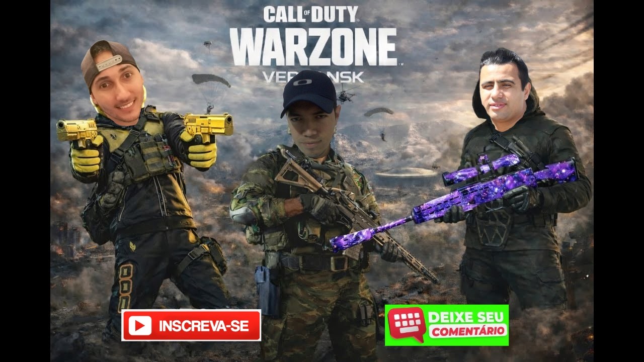COD WARZONE - Treinando em Verdansk com a equipe I Edu na gameplay
