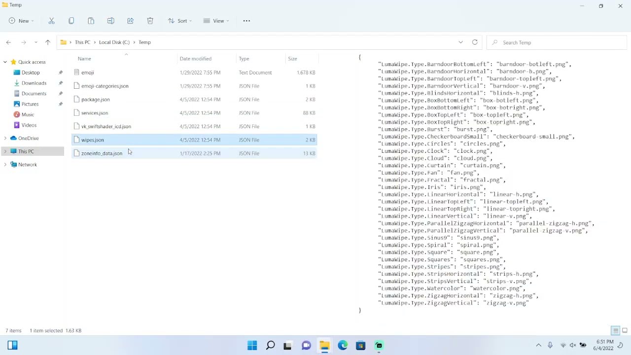 How to preview .json files in Windows 10/11 File Explorer