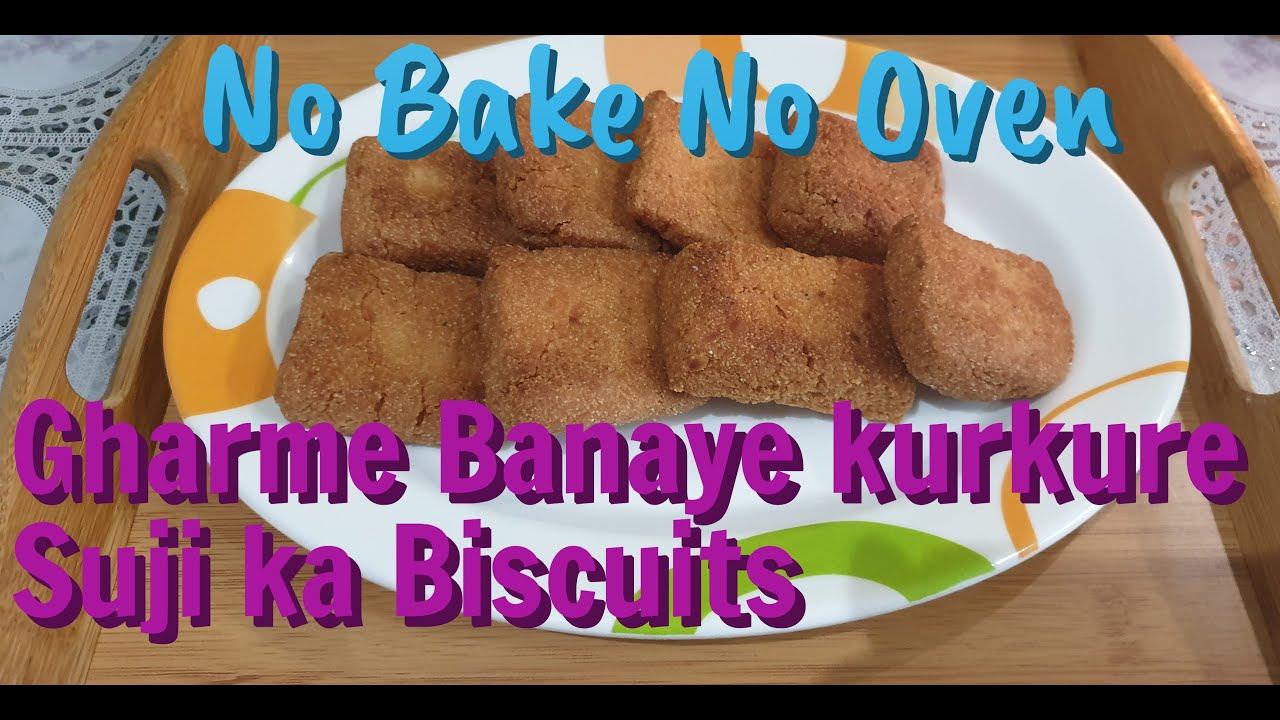 Suji Biscuit | Rawa Biscuit | Biscuits without baking I Semolina Biscuit