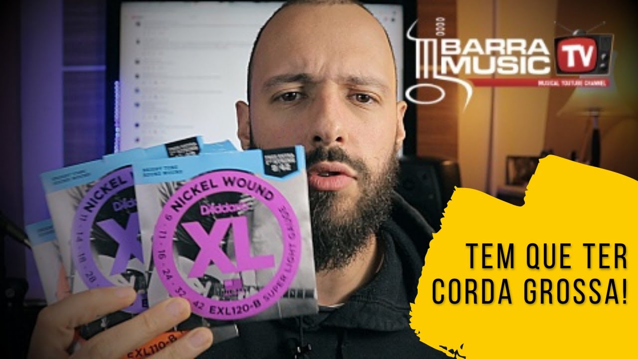 SÓ CORDA 0.11 TEM TIMBRE? | COMPARATIVO ABC 0.009 x 0.010 x 0.011