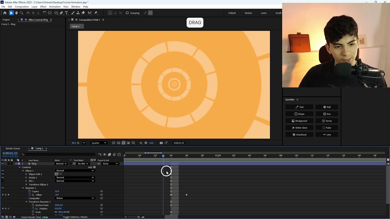 Making a Tunnel Animation in After Effects