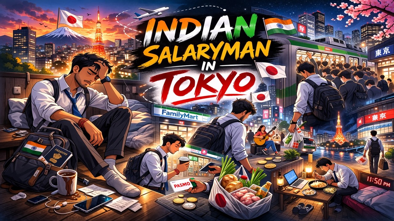 Life as an Indian 🇮🇳 Salaryman in Tokyo 🇯🇵 | Real Japan Work Life