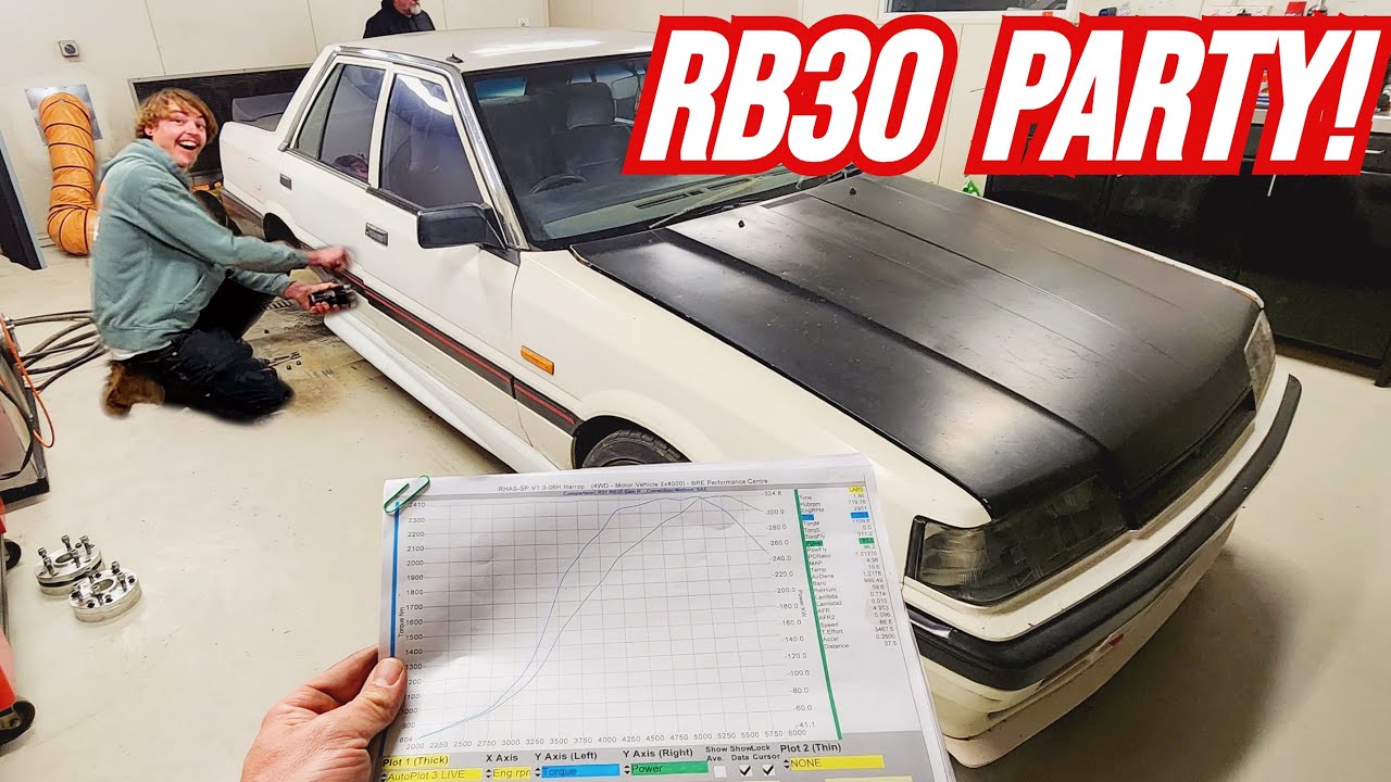Rb30 skyline - Spun Clutch, Overboost - All the Night Before Drift!!