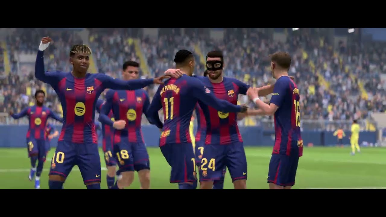 Villareal vs FC Barcelona LALIGA FC26 Modded