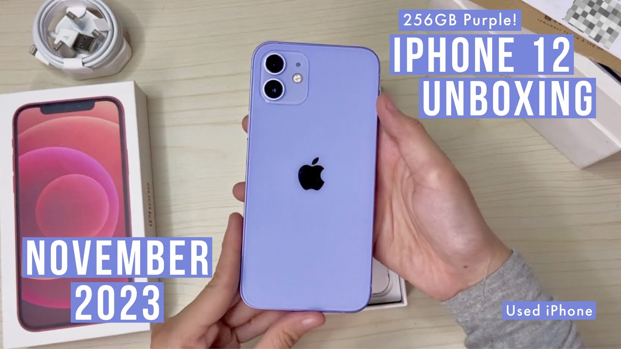 Unboxing iPhone 12 2023