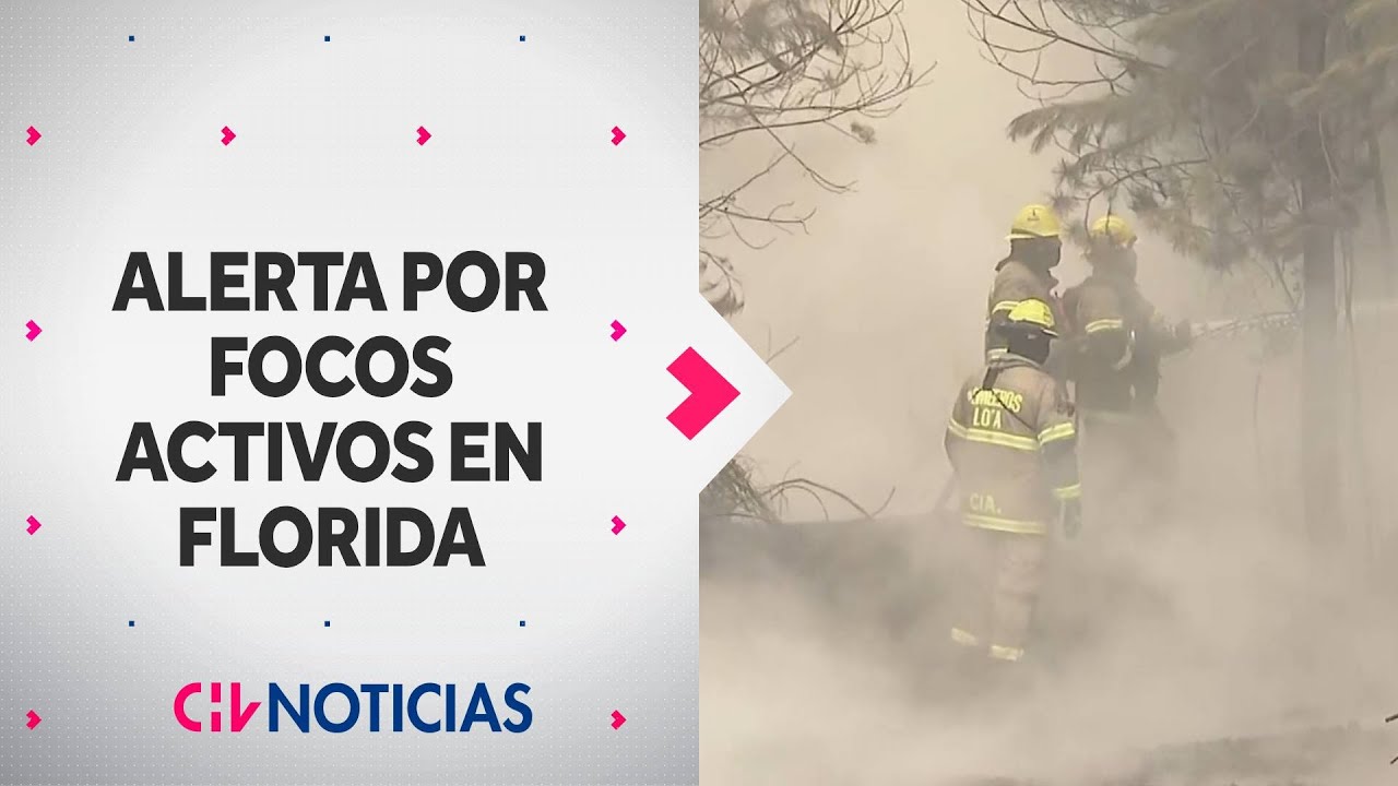 Alerta por reactivación de foco de incendio en Florida: Captan rápida propagación del fuego