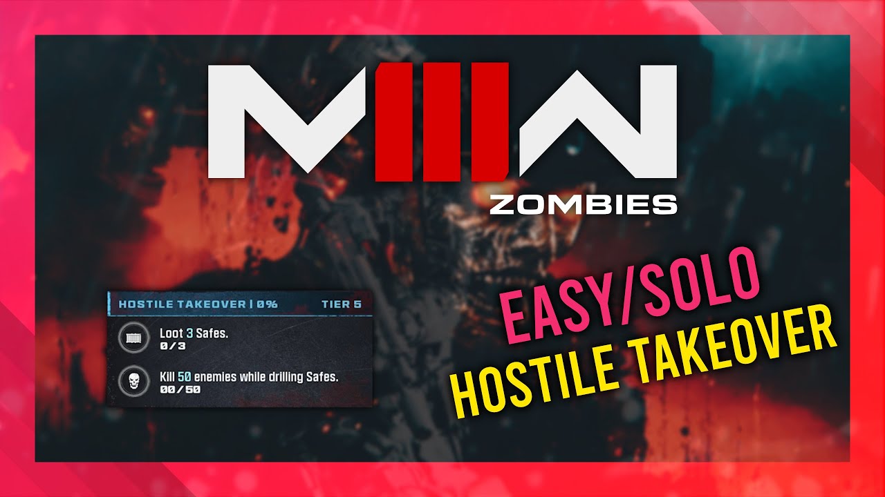 Hostile Takeover (Tier 5) | MW3 Zombies GUIDE | Quick/Solo | MWZ Mission Tutorial
