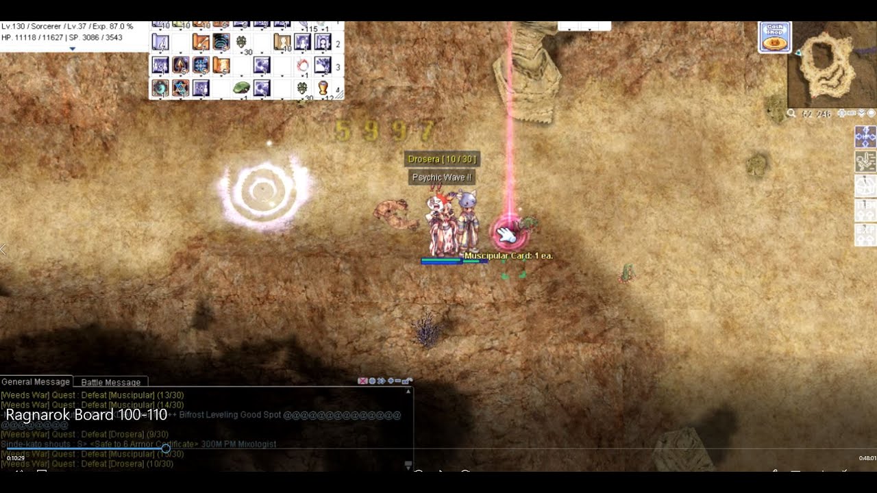Ragnarok GGH - Board Quest 100-110 Sorcerer Solo