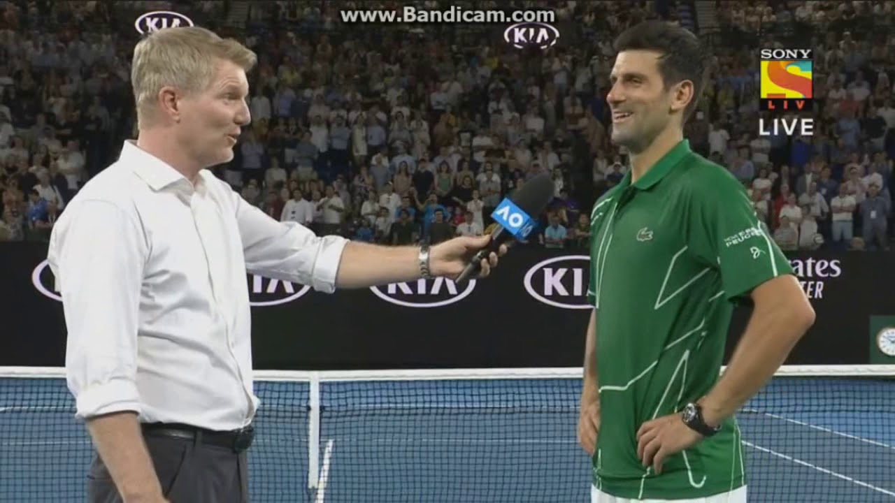 Novak Djokovic vs Roger Federer Match Point + Interview AO 2020 SUBSCRIBE LIKE