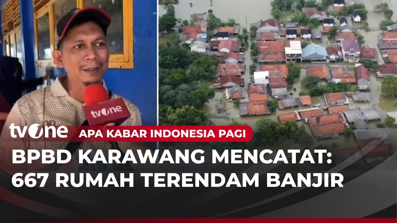 16 Hari Banjir Karawang, Proses Pembelajaran Para Siswa Terganggu | AKIP tvOne