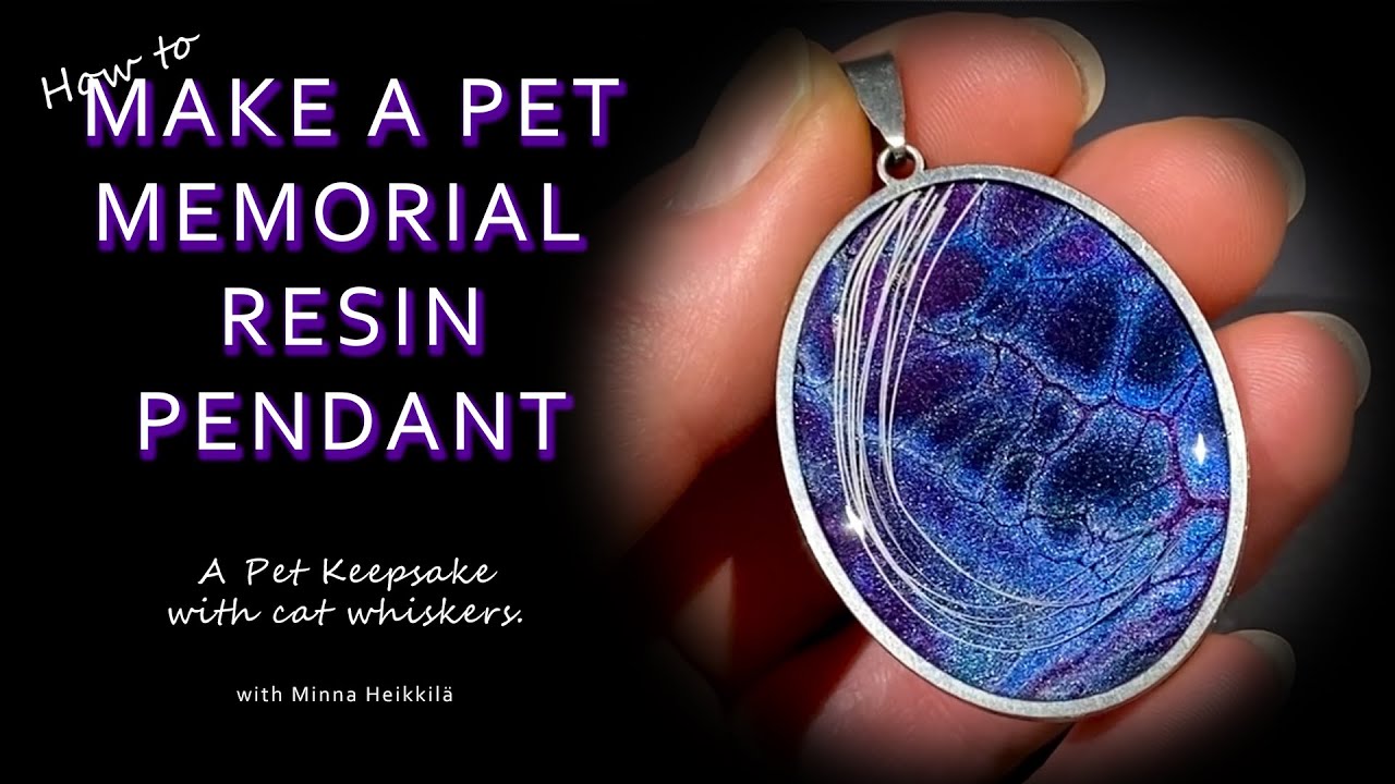How to Make a Pet Hair Memorial Resin Pendant