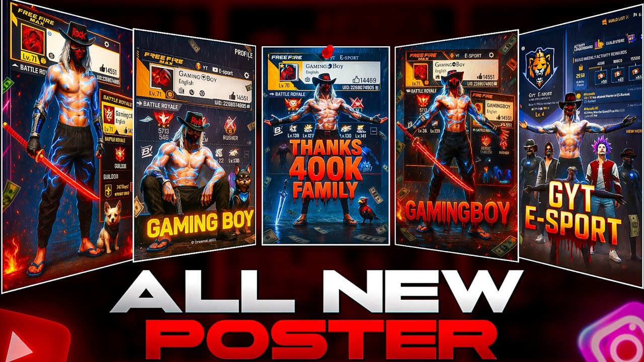 How to make Free fire viral poster 😍 | training free fire poster editing | chatgpt