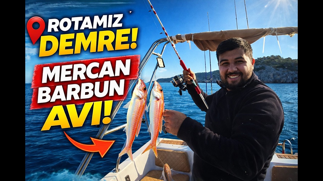 Rotamız Demre | Mercan ve Barbun Avı - Akdeniz’in Kırmızılarıyla Efsane Gün! 🔥