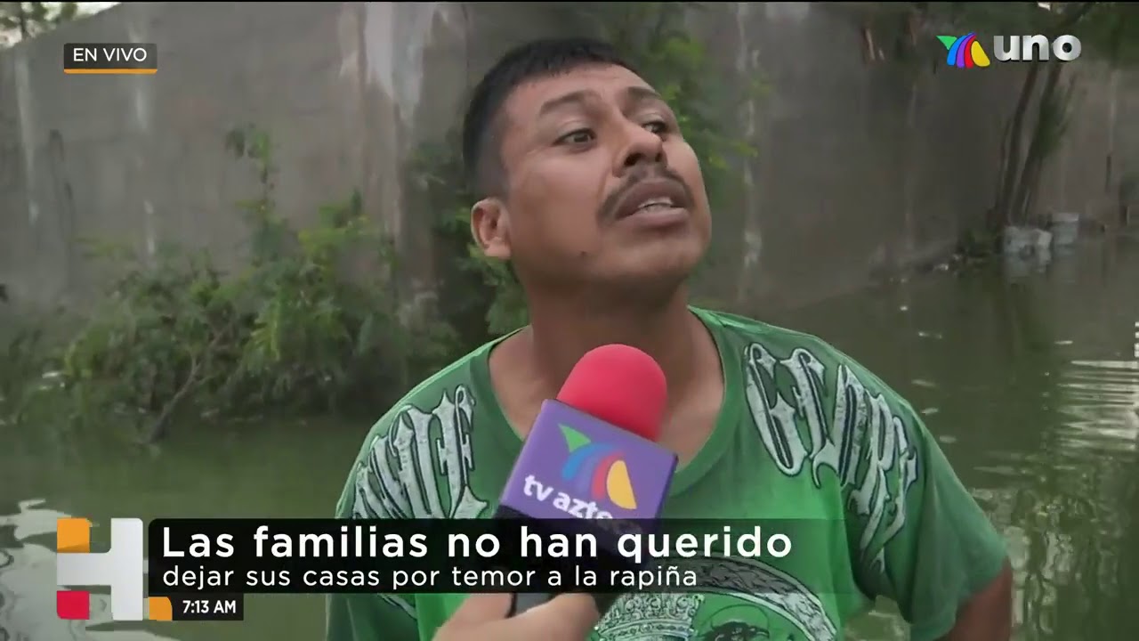 22 colonias de Reynosa, Tamaulipas sufren los estragos de #Hanna