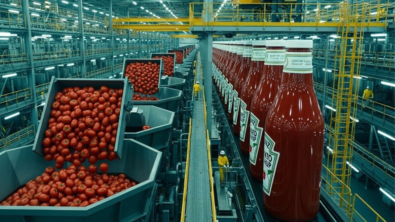 How Fresh Tomatoes Become Bottled and Canned Sauce (Full Process)