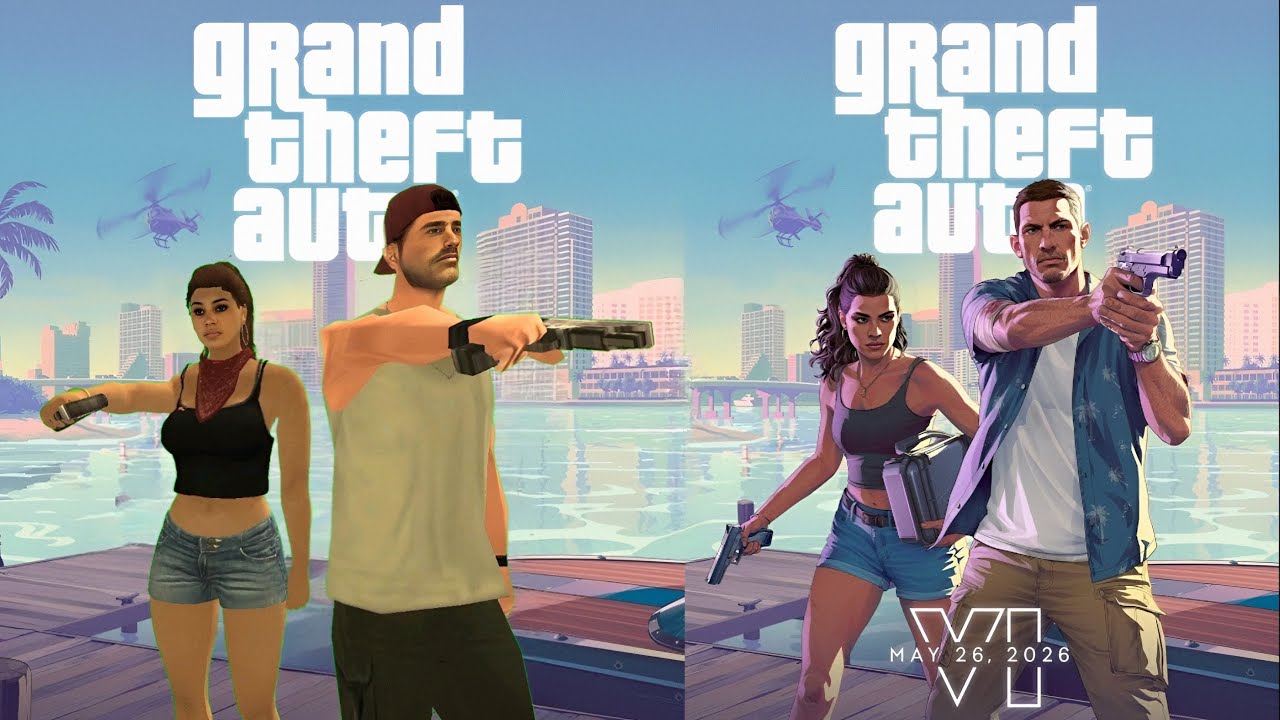 GTA 6 Trailer 2 PS2 Comparison