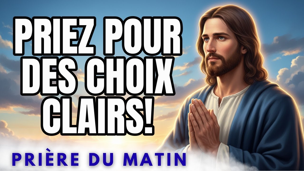 Priez pour la Sagesse Divine: Clarté, Confiance et Force dans les Choix Difficiles | Prière du matin