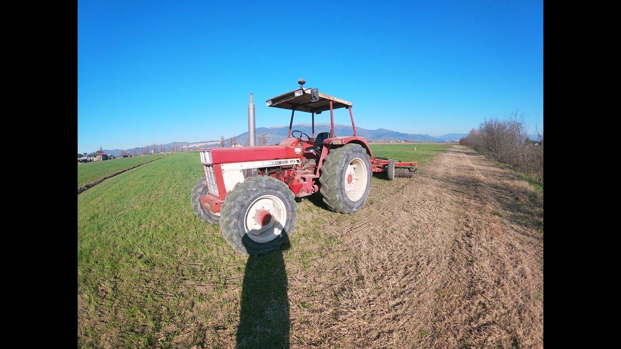 CabView | International 745-S + Kverneland Scandi | Rullatura grano 2021