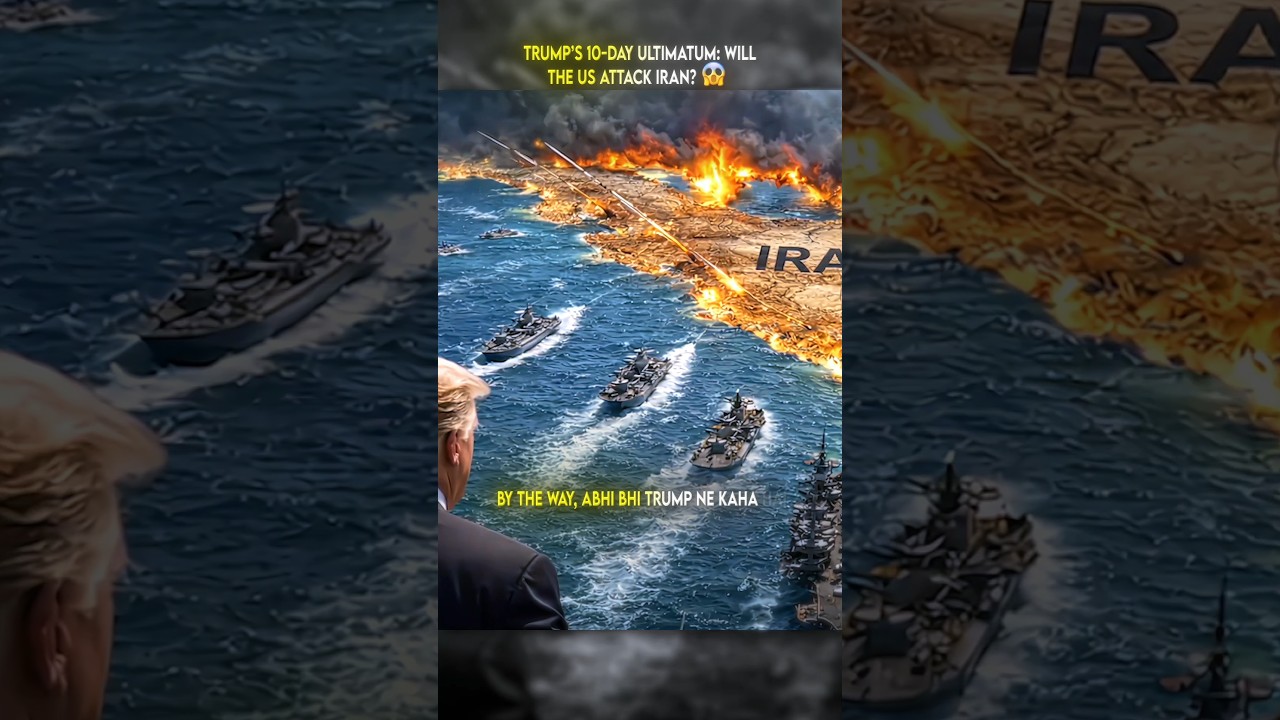 Trump's 10-day ultimatum : will the US attack iran ? 😱#prashantdhawan #career247 #explorepage
