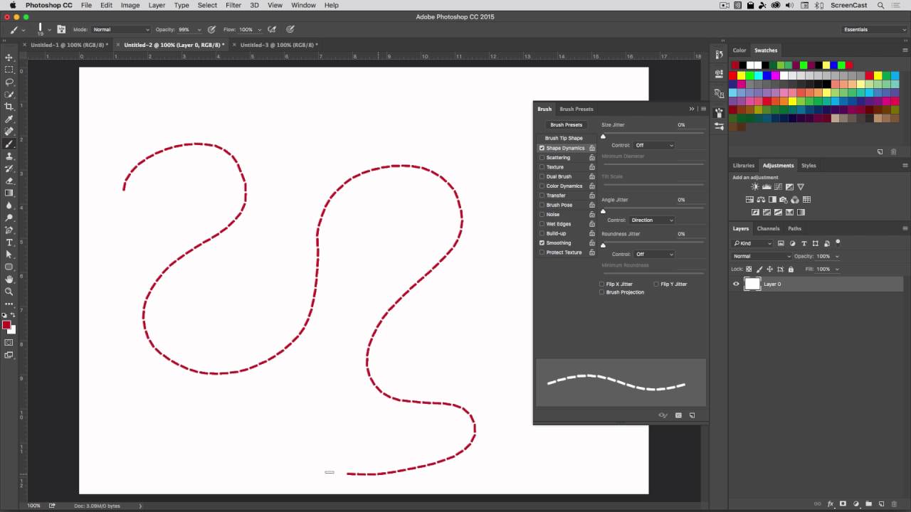 Create a Photoshop Custom Stitch Brush