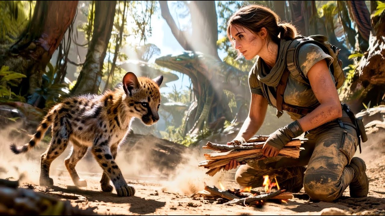 Predator Cub Followed the Human While She Gathered Wood—She Turned, Growled Once, | HFY Sci-Fi Story