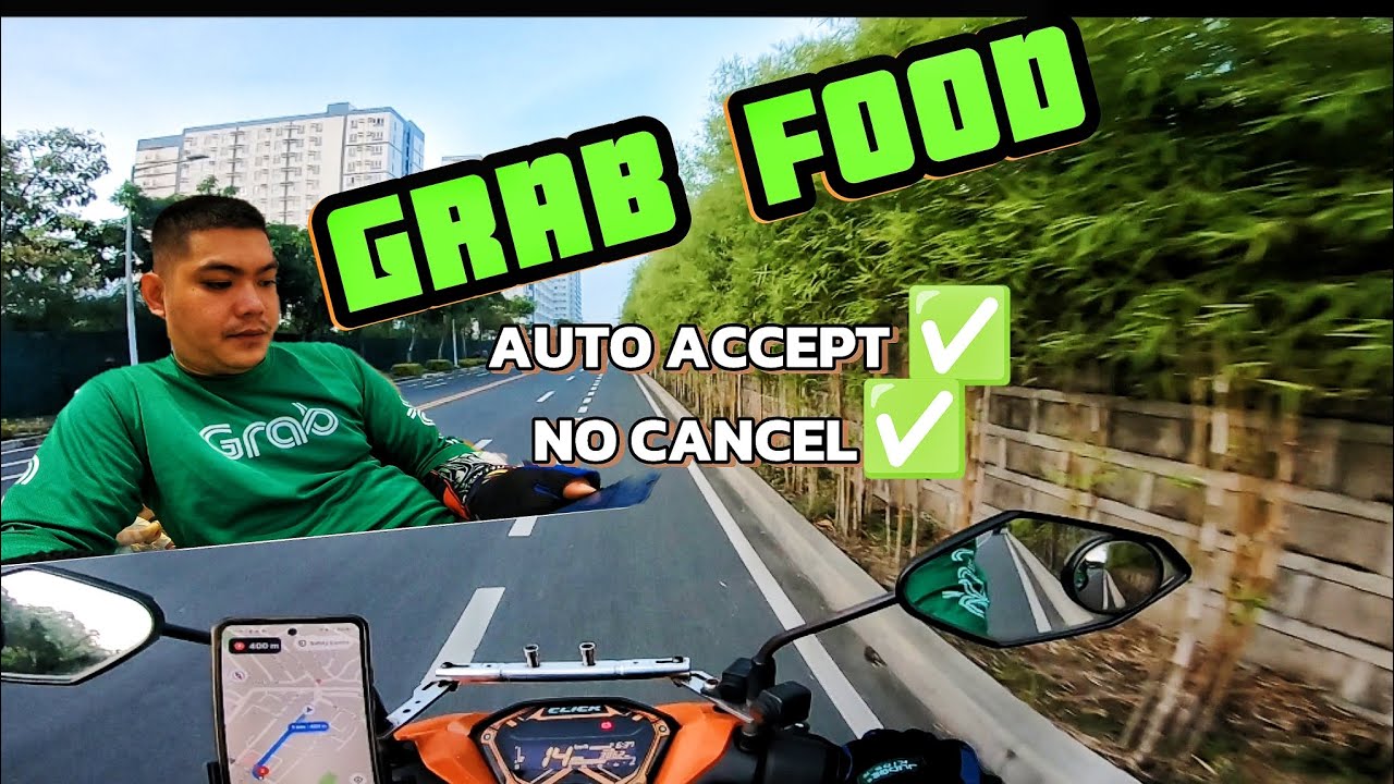 GRAB FOOD * AUTO ACCEPT NO CANCEL * LUDOBEMOTOVLOG