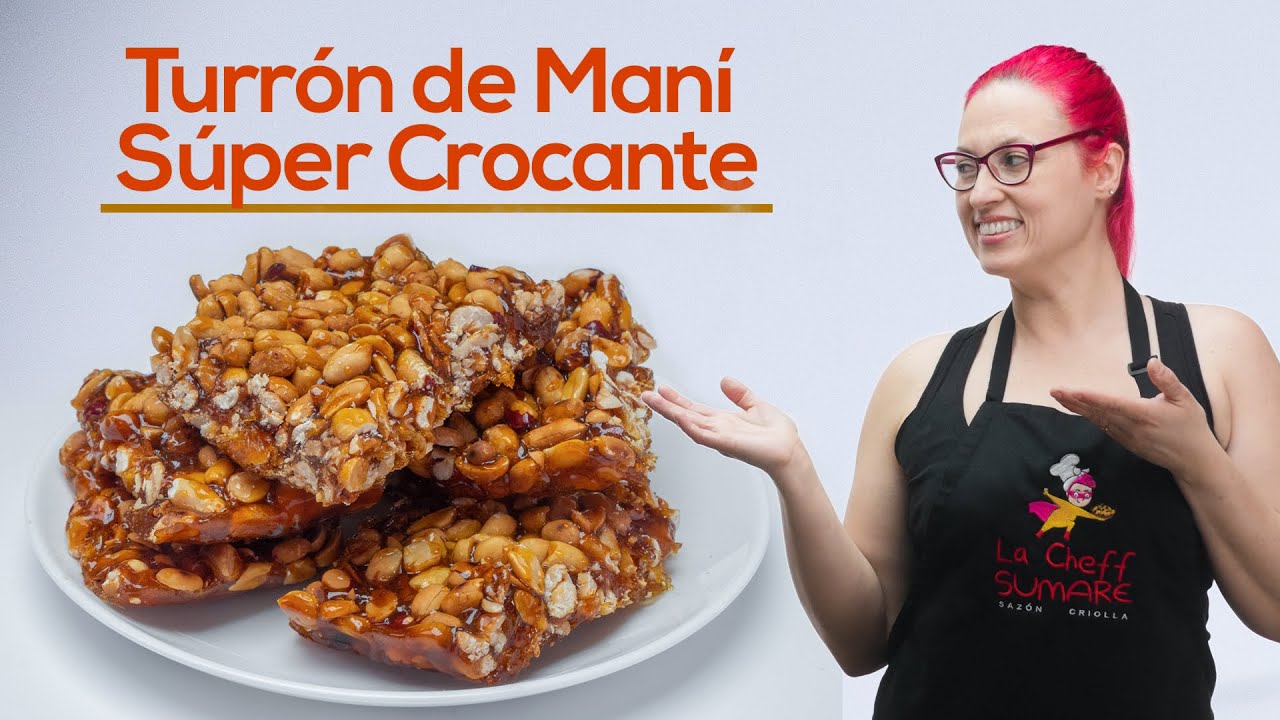TURRON DE MANI CROCANTE 2 INGREDIENTES 😋😋