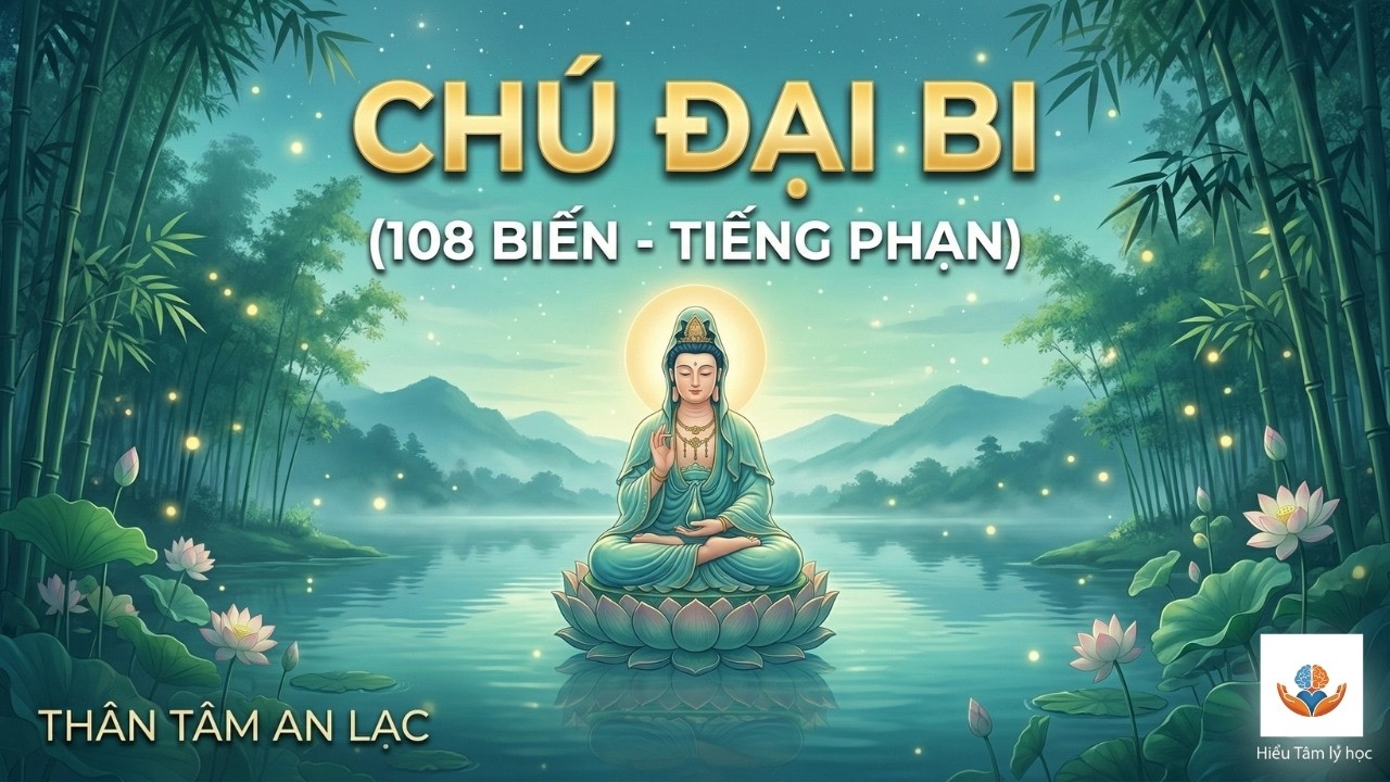 NHẠC THIỀN CHÚ ĐẠI BI TIẾNG PHẠN - NHẠC TĨNH TÂM 大悲咒 Great Compassion Mantra Sanskrit 신묘장구대다라니