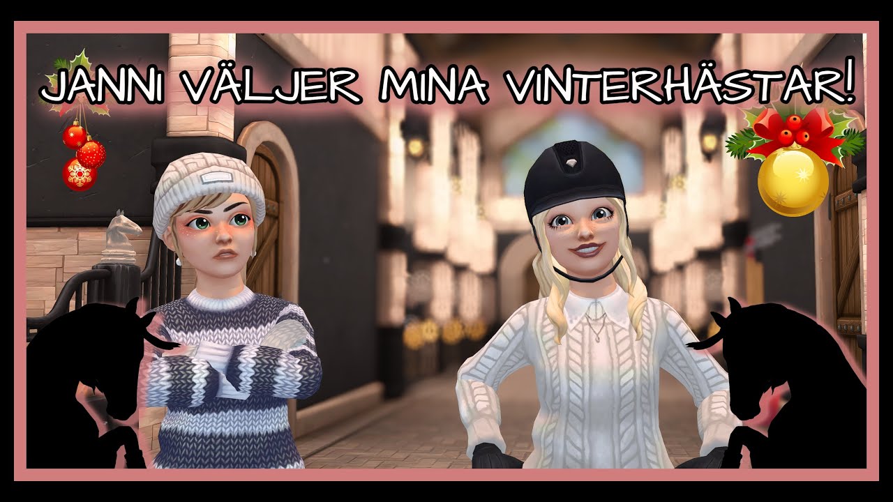 Janni väljer mina vinterhästar!