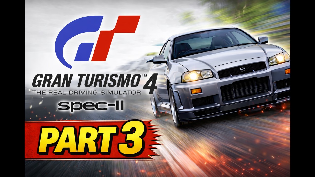 Gran Turismo 4 Spec 2 - Full GT Mode Part 3 (PS2 PlayStation 2) 1080p HD