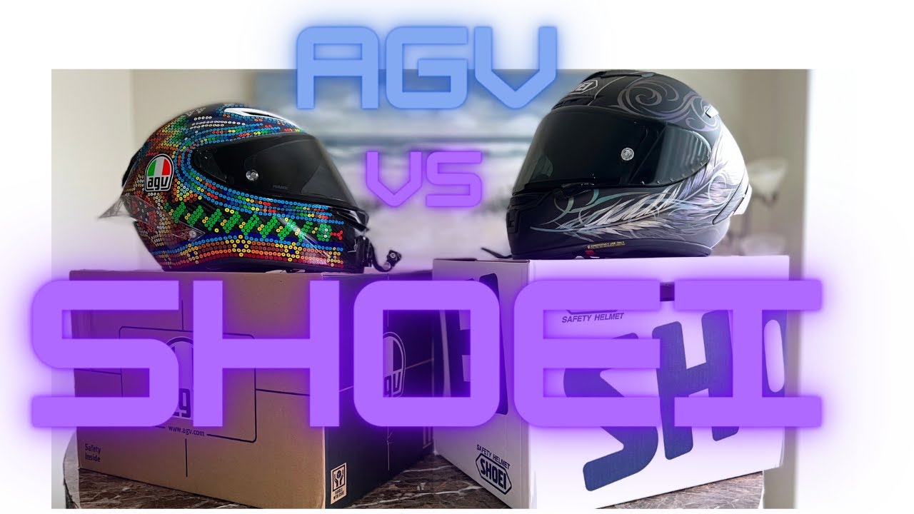AGV Pista GP R VS Shoei X-14