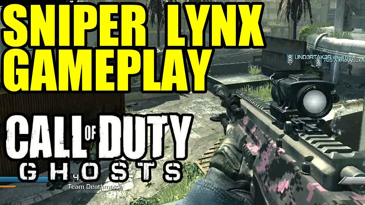 COD GHOSTS : Sniper Lynx Gameplay | SkyRRoZ