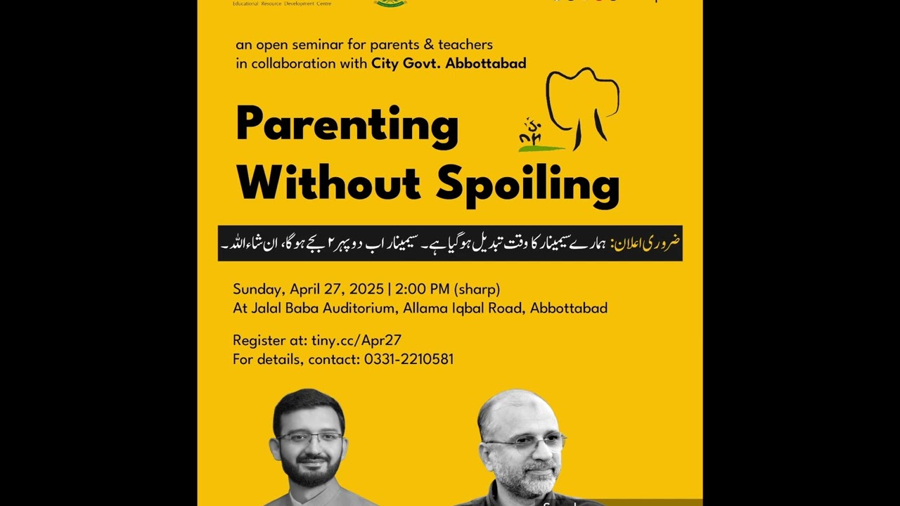 Parenting without spoiling - Salman Asif Siddiqui