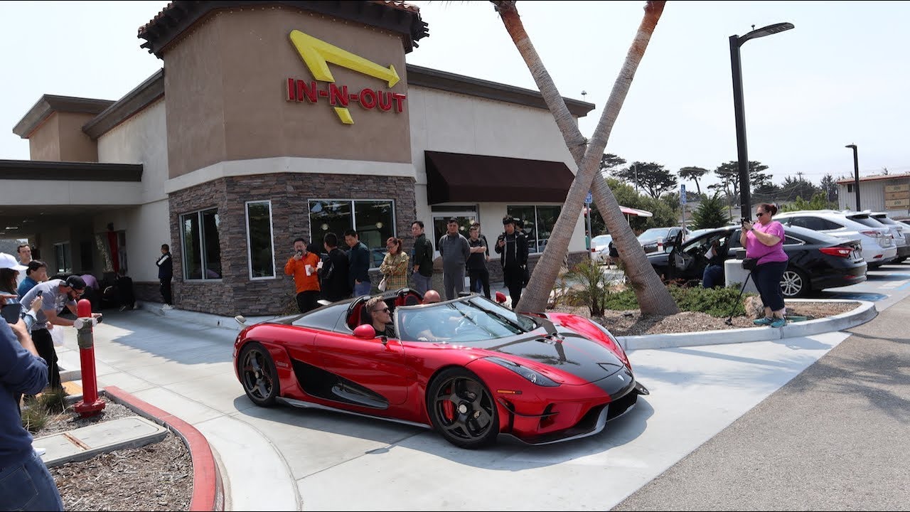 In-N-Out Drive Through With a Koenigsegg Regera!