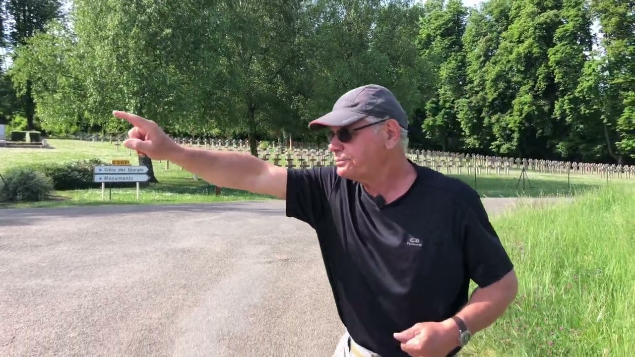 Les infrastructures allemandes sur le site des Eparges avec Jean Luc Quémard