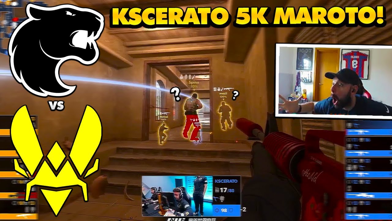 KSCERATO AMASSOU EM PARTIDASSA PEGADA! Melhores Momentos: FURIA vs VITALITY - MAJOR SHANGAI