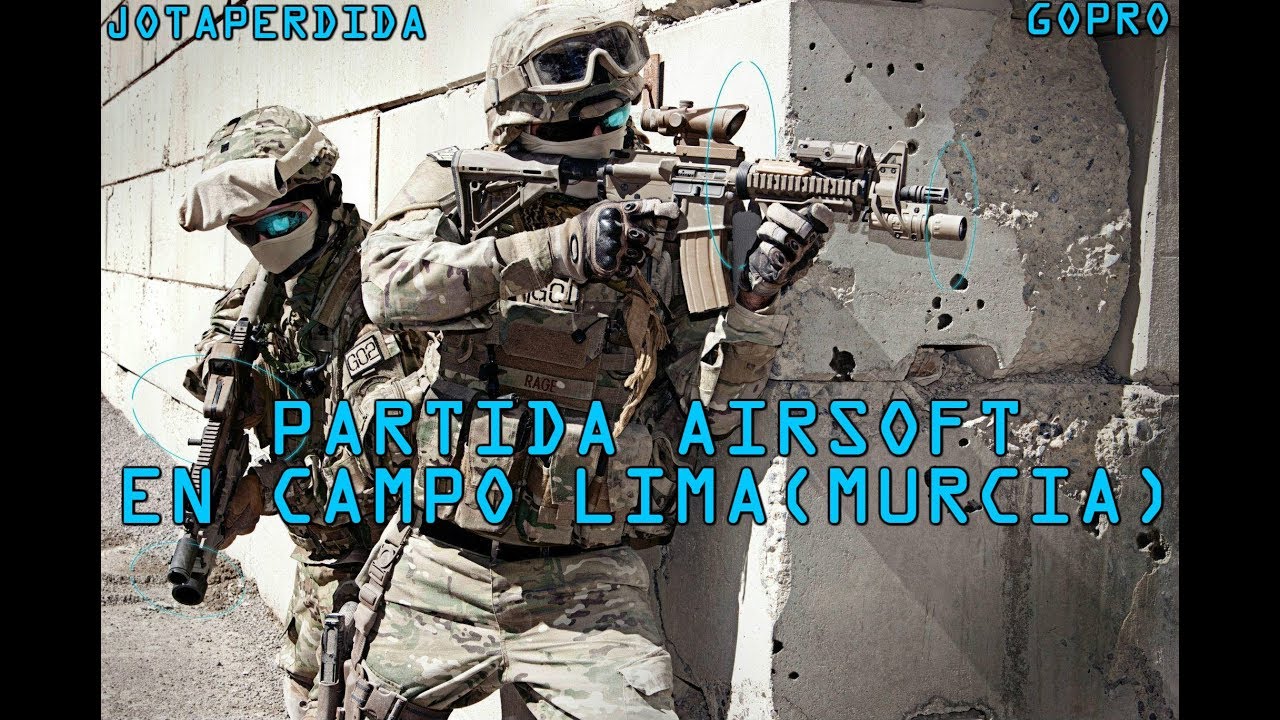 Partida de Airsoft en Cartagena(Murcia) en campo Lima(La guía) el 01/10/2017  GOPRO/60FPS