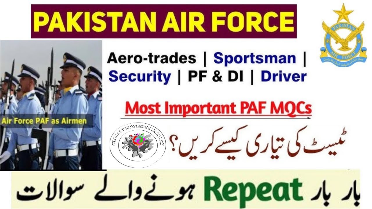 Paf Airman Test Preparation 2025 | Past Experience | PAF aero trade test preparation 2025 | PAF Test