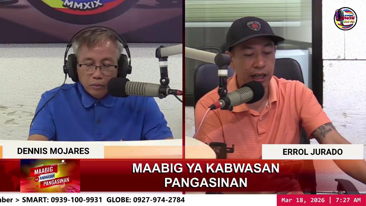 Maabig Ya Kabwasan Pangasinan   WEDNESDAY, March 18, 2026
