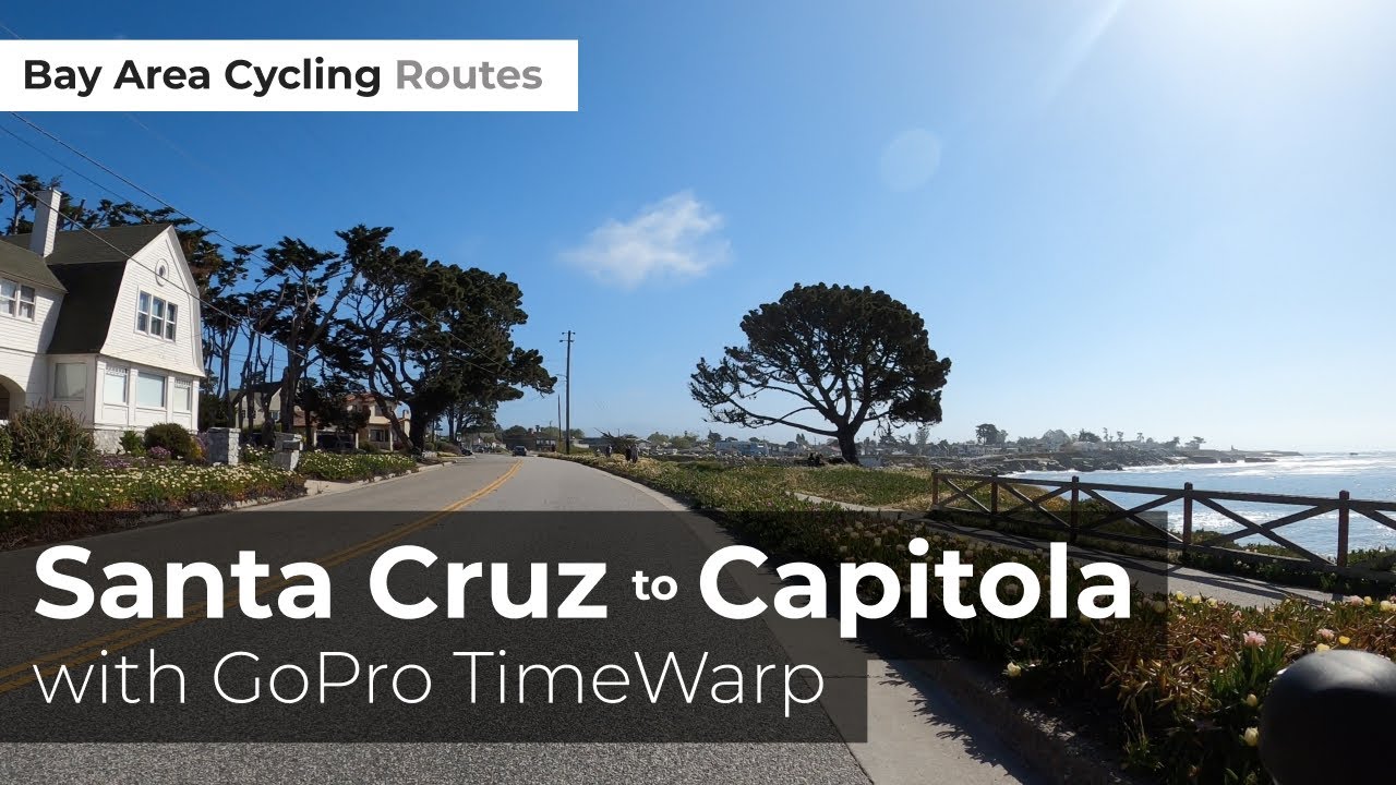 Cycling Santa Cruz to Capitola (with GoPro TimeWarp)